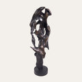 Cara Dilis – Soul Friends bog oak sculpture by Larry Harney, hand-carved from prehistoric Irish bog oak.