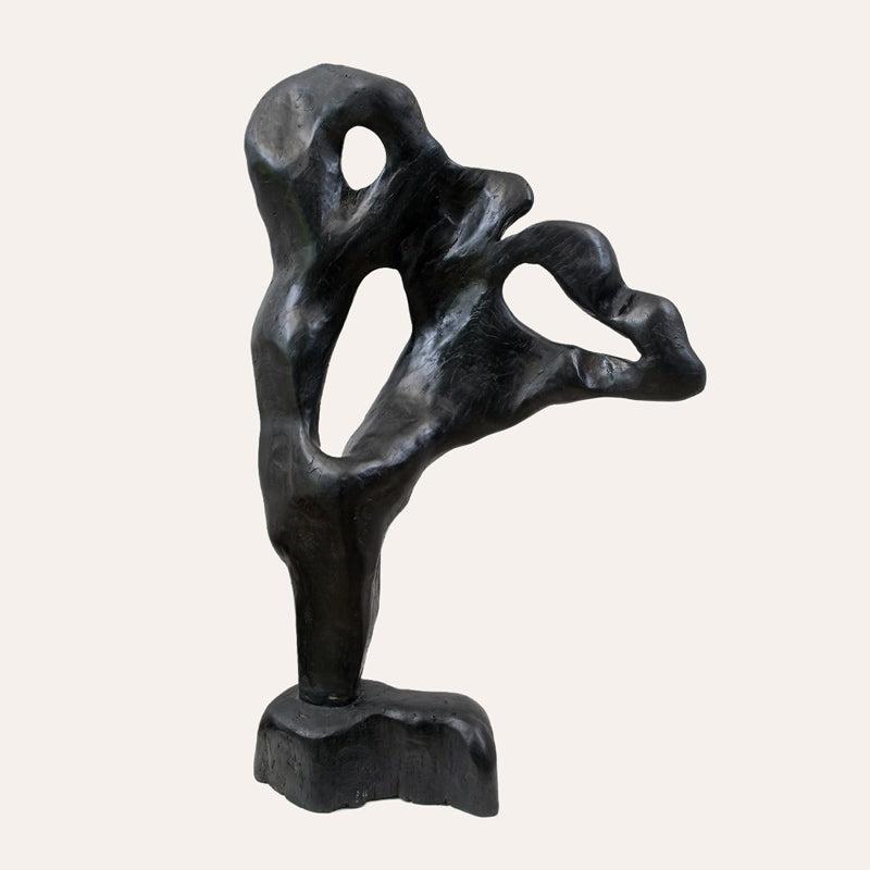 Creature of the Sea bog oak sculpture by Larry Harney, hand-carved from prehistoric Irish bog oak.