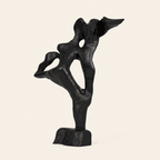 Creature of the Sea bog oak sculpture by Larry Harney, hand-carved from prehistoric Irish bog oak.