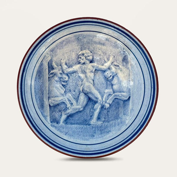 Toros de Gerión Hand-Painted Wall Plate