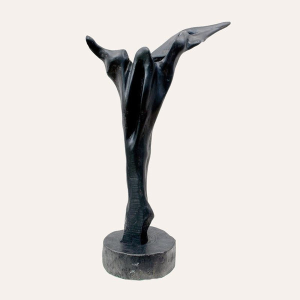 View from Another World Bog Oak Sculpture